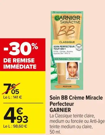 Garnier soin bb crème miracle perfecteur
