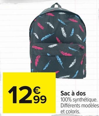 Carrefour Market Sac à dos offre