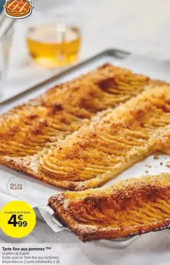 Carrefour Market Tarte fine aux pommes offre