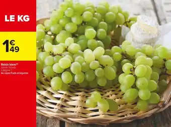 Carrefour Market Raisin blanc offre