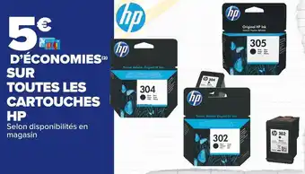 Carrefour Market Hp bon plan sur toutes les cartouches de la marque hp offre
