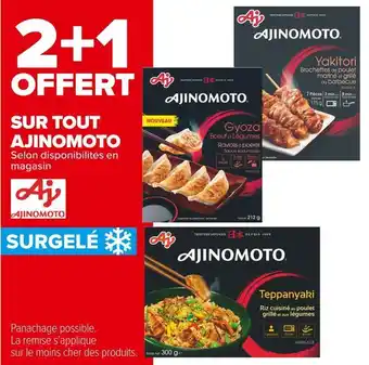 Carrefour Market Ajinomoto bon plan sur tout ajinomoto offre