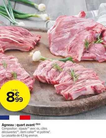 Carrefour Market Agneau : quart avant offre