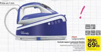 Vaporetto centrale vapeur à autonomie illimitée