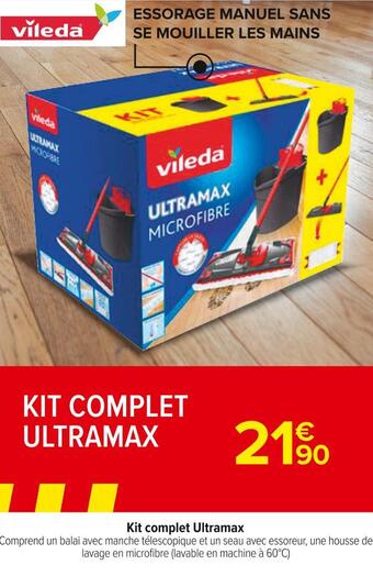 Carrefour Market Vileda kit complet ultramax offre
