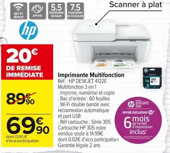 Carrefour Market Hp imprimante multifonction offre