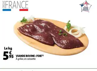 Auchan Viande Bovine Foie offre