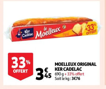 Auchan Moelleux Original Ker Cadelac offre