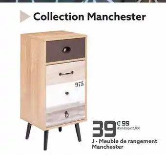 Gifi Collection manchester : meuble de rangement manchester offre
