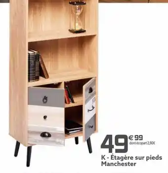 Gifi Étagère sur pieds manchester offre
