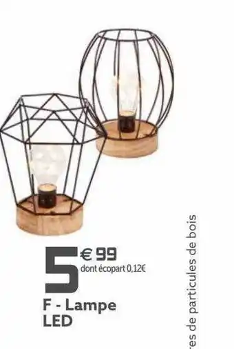 Gifi Lampe led offre