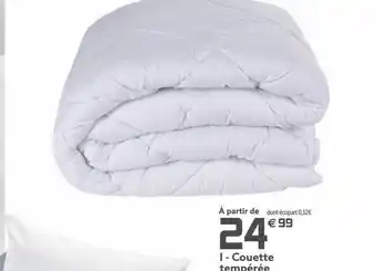 Gifi Couette tempérée offre