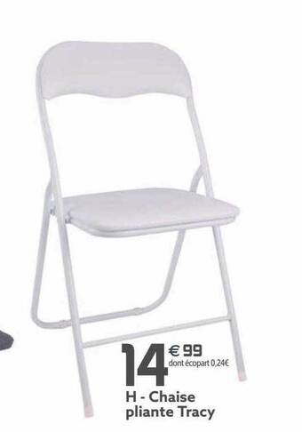 Gifi Chaise pliante tracy offre