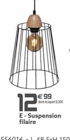 Gifi Suspension filaire offre