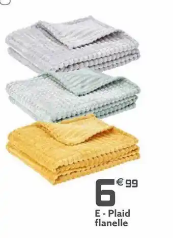Gifi Plaid flanelle offre