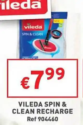 Trafic Vileda spin & clean recharge offre