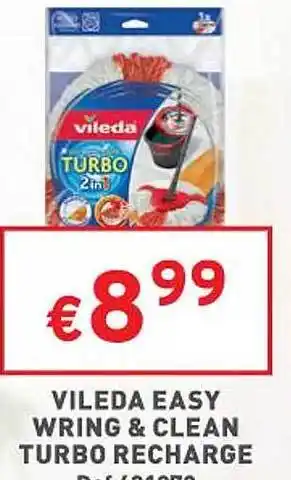Trafic Vileda easy wring & clea, turbo recharge offre
