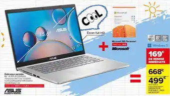 Carrefour Ordinateur portable asus offre
