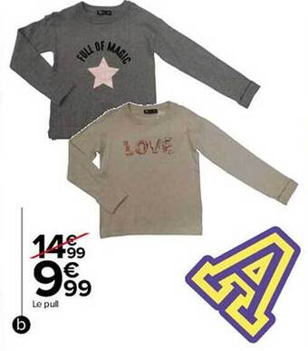 Carrefour Le pull offre