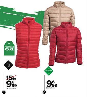 Carrefour La doudoune offre