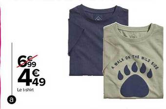Carrefour Le t-shirt offre