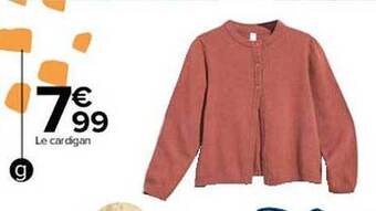 Carrefour Le cardigan offre