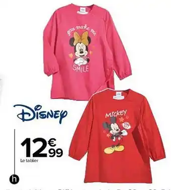 Carrefour Le tablier disney offre