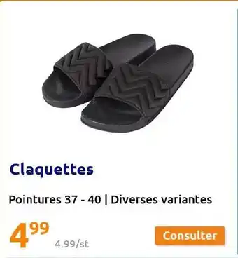 Action Claquettes offre