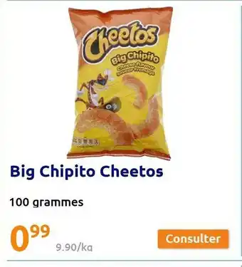 Action Big chipito cheetos offre
