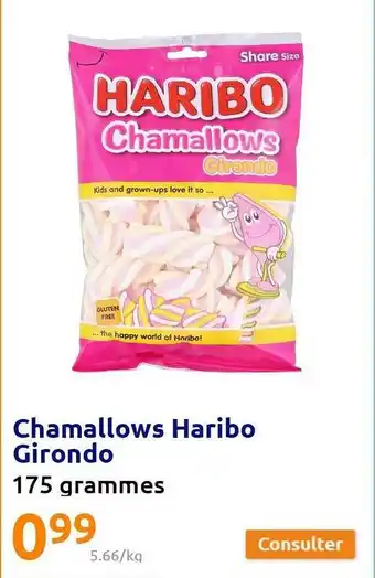 Action Chamallows haribo girondo offre