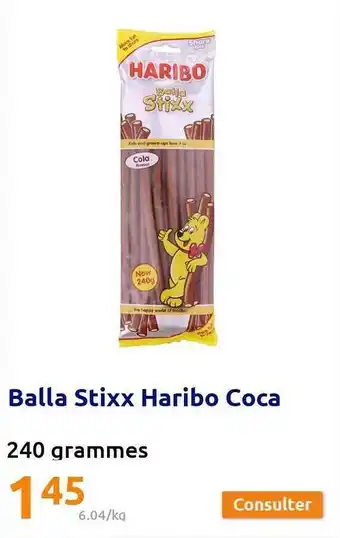 Action Balla stixx haribo coca offre