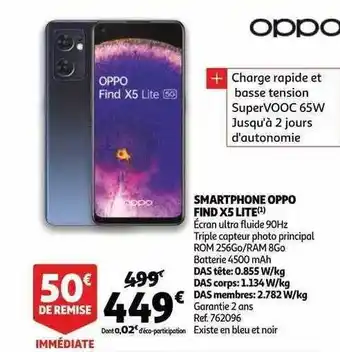 Smartphone oppo find x5 lite