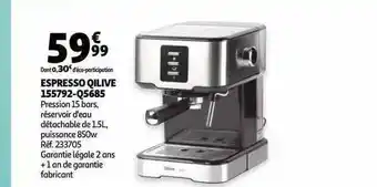 Auchan Espresso qilive 155792-q5685 offre