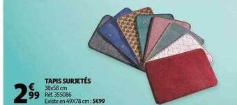 Auchan Tapis surjetés offre