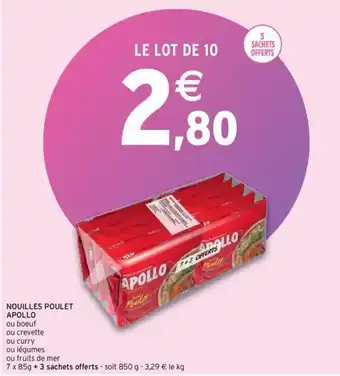 APOLLO nouilles poulet