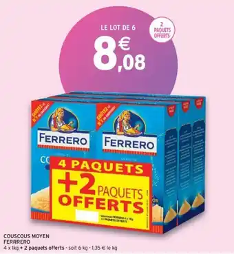 Intermarché FERRERO couscous moyen offre