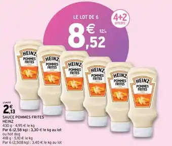 Intermarché HEINZ sauce pommes frites offre
