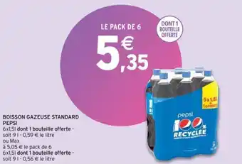Intermarché PEPSI boisson gazeuse standard offre