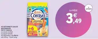 Intermarché PETIT CORAYA 42 bâtonnets sauce mayonnaise offre