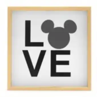 Disney store décoration murale "love" mickey mouse homestead
