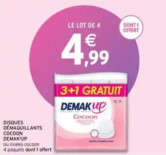DEMAK'UP disques démaquillants cocoon
