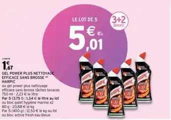 HARPIC gel power plus nettoyage efficace sans brosse