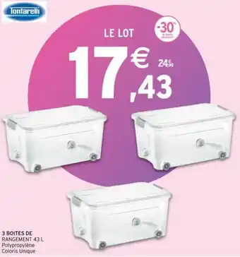 Intermarché 3 boites de offre