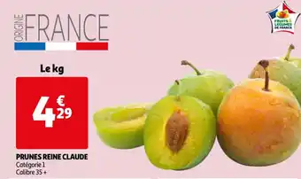 Prunes reine claude