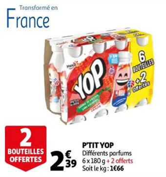 Auchan P'tit yop offre
