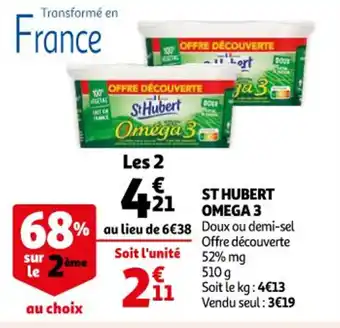 Auchan OMEGA 3 st hubert offre