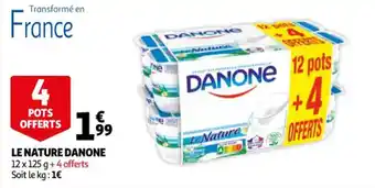 Auchan DANONE le nature offre
