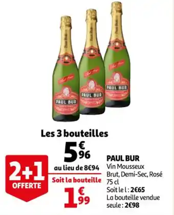 Auchan Paul bur offre