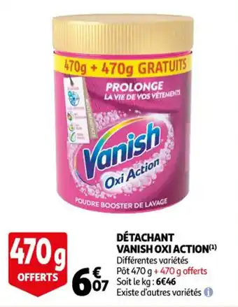 Auchan VANISH détachant vanish oxi action offre