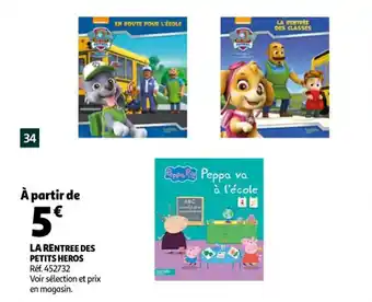 Auchan La rentree des petits heros offre